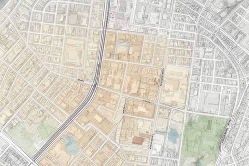 Map-style aerial image of the New Rochelle office area with nearby streets and neighborhood blocks